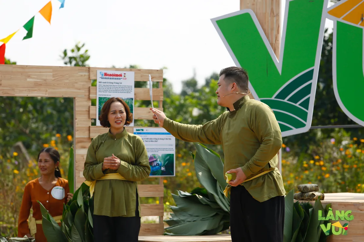 Dũng Hớn, Khánh Linh hào hứng với các thử thách cùng nông dân trong Làng vui - Ảnh 2.