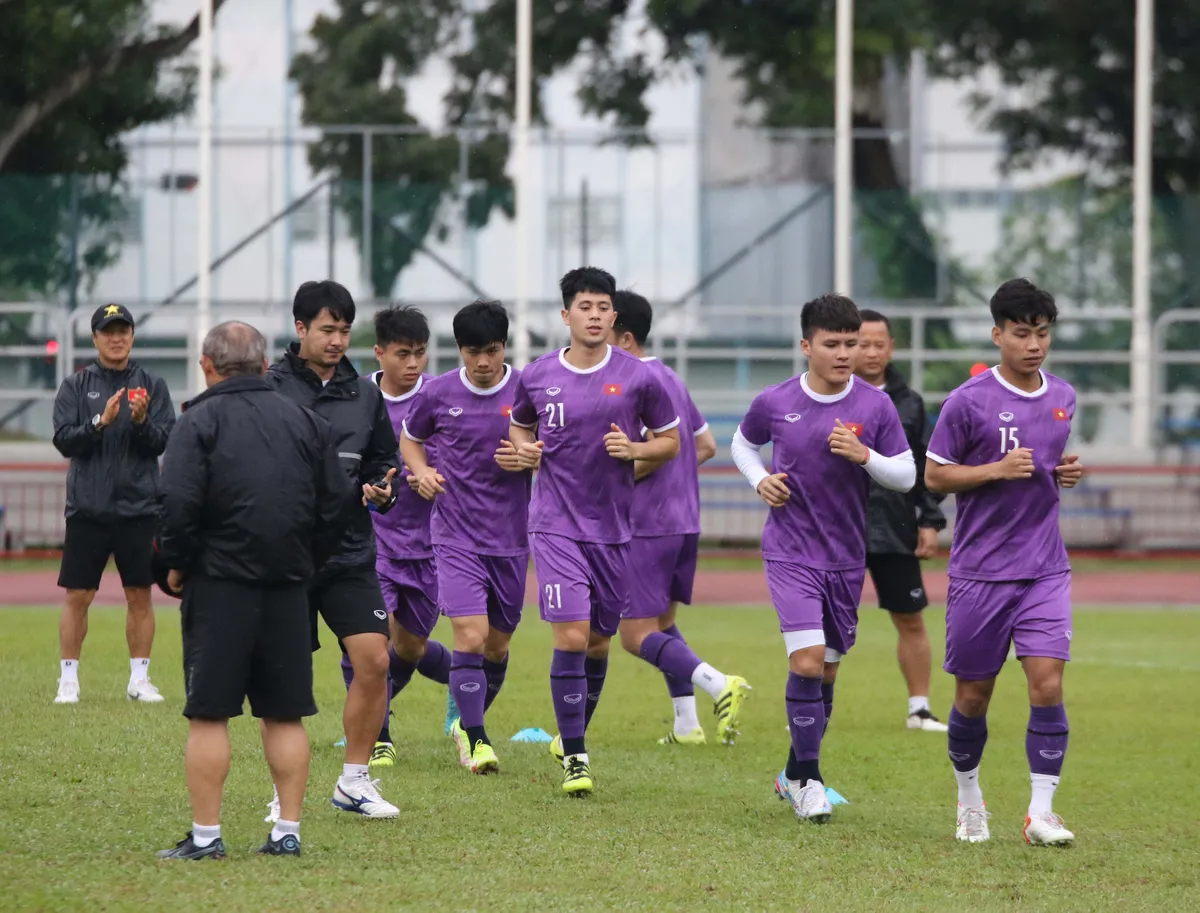 ĐT Việt Nam sẵn sàng cho trận đấu với ĐT Malaysia - Ảnh 1. ĐT Việt Nam sẵn sàng cho trận đấu với ĐT Malaysia - Ảnh 1.