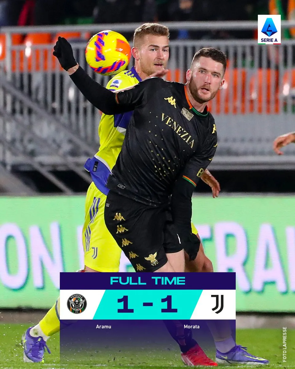 Venezia ngắt mạch thắng của Juventus - Ảnh 2. Venezia ngắt mạch thắng của Juventus - Ảnh 2.