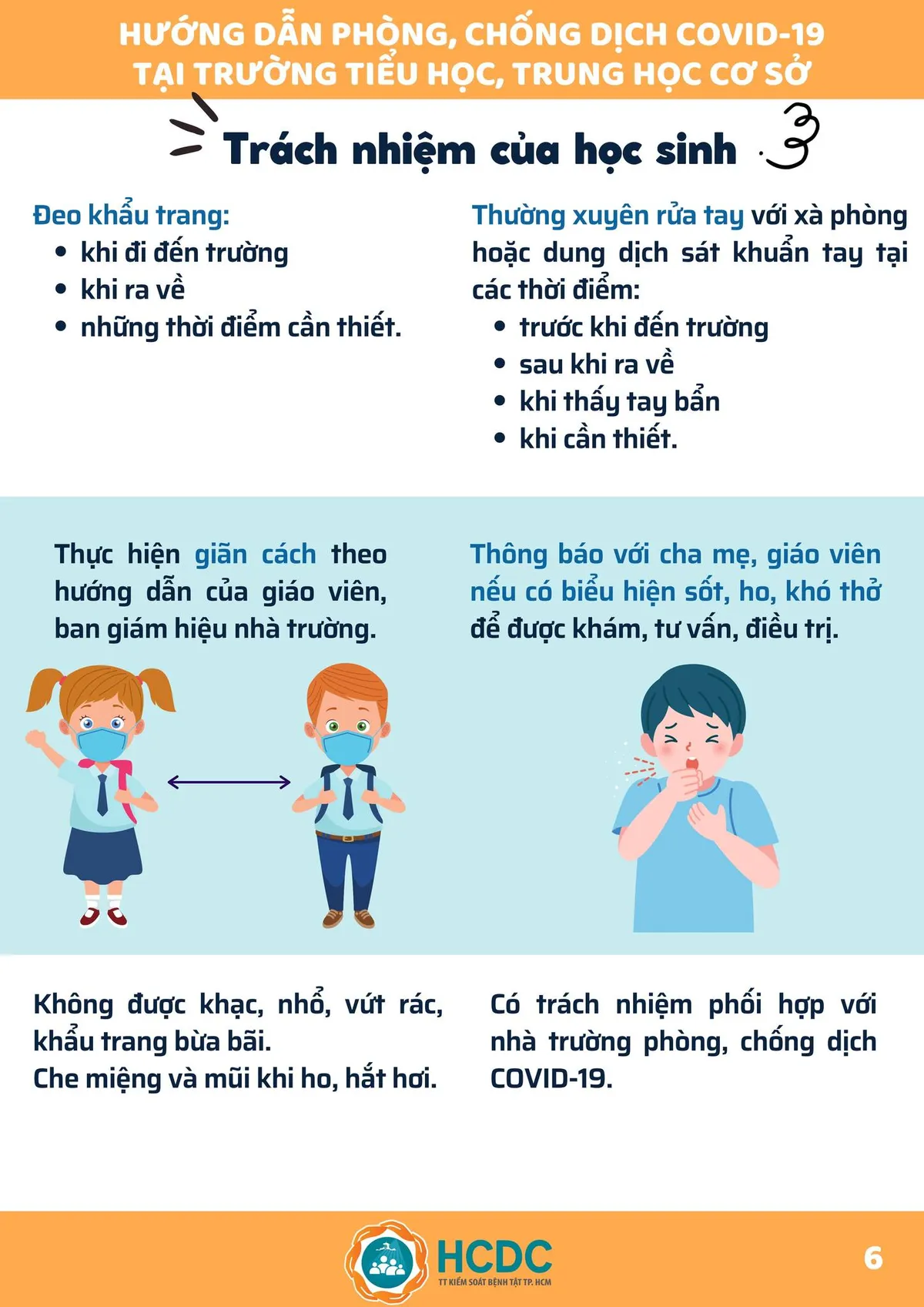 Sổ tay Phòng, chống dịch COVID-19 tại trường học - Ảnh 7.