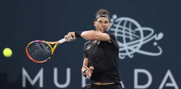 Andrey Rublev vô địch giải quần vợt Mubadala World Tennis Championship 2021 - Ảnh 3. Andrey Rublev vô địch giải quần vợt Mubadala World Tennis Championship 2021 - Ảnh 3.
