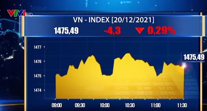 Chứng khoán “xanh vỏ đỏ lòng”, VN-Index mất hơn 4 điểm - Ảnh 1.