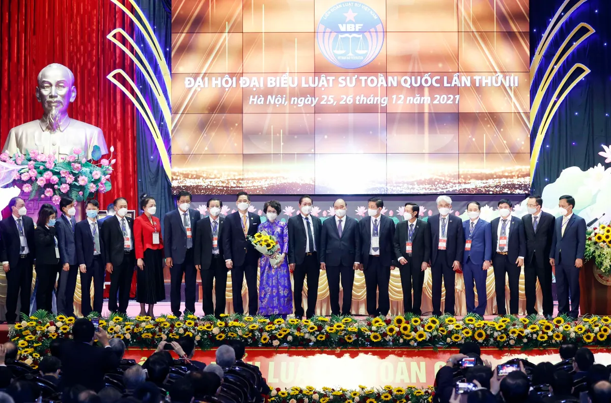 Chủ tịch nước dự Đại hội đại biểu Luật sư toàn quốc lần thứ 3 - Ảnh 7.