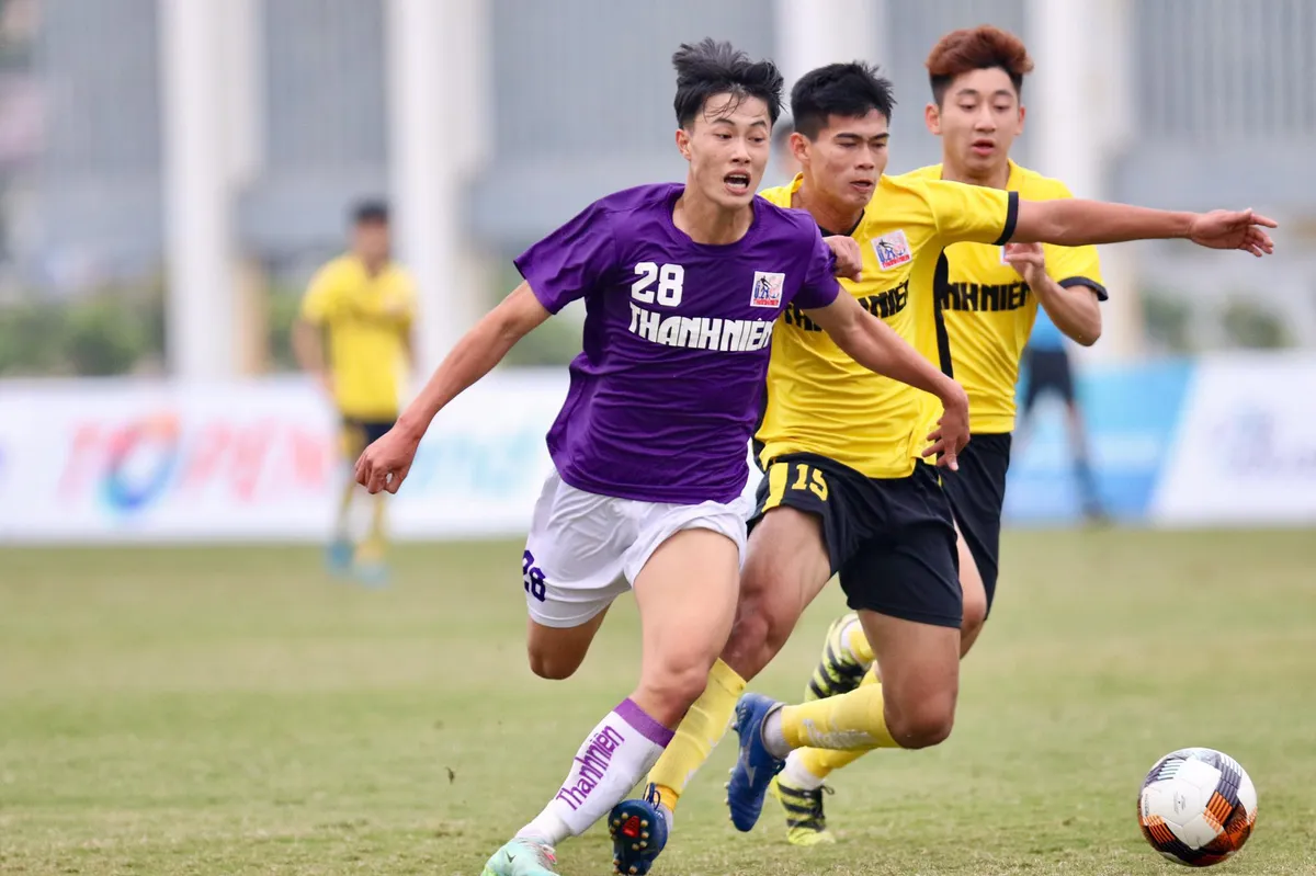Thắng kịch tính U21 Hà Nội, HVBĐ Nutifood vô địch Giải bóng đá U21 Quốc gia 2021 - Ảnh 1. Thắng kịch tính U21 Hà Nội, HVBĐ Nutifood vô địch Giải bóng đá U21 Quốc gia 2021 - Ảnh 1.