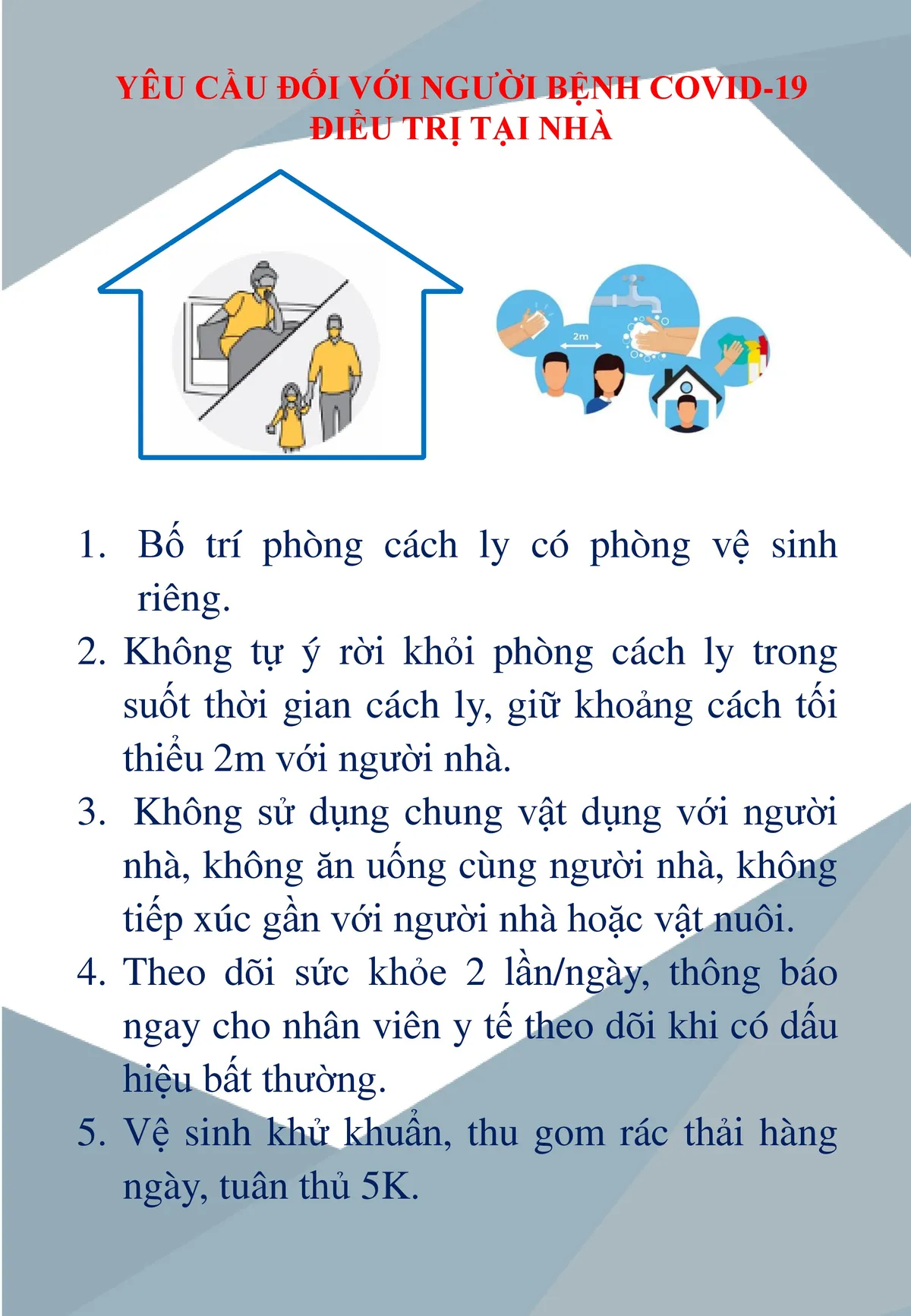 Infographic: Các quy định chung khi chăm sóc F0 tại nhà - Ảnh 1.