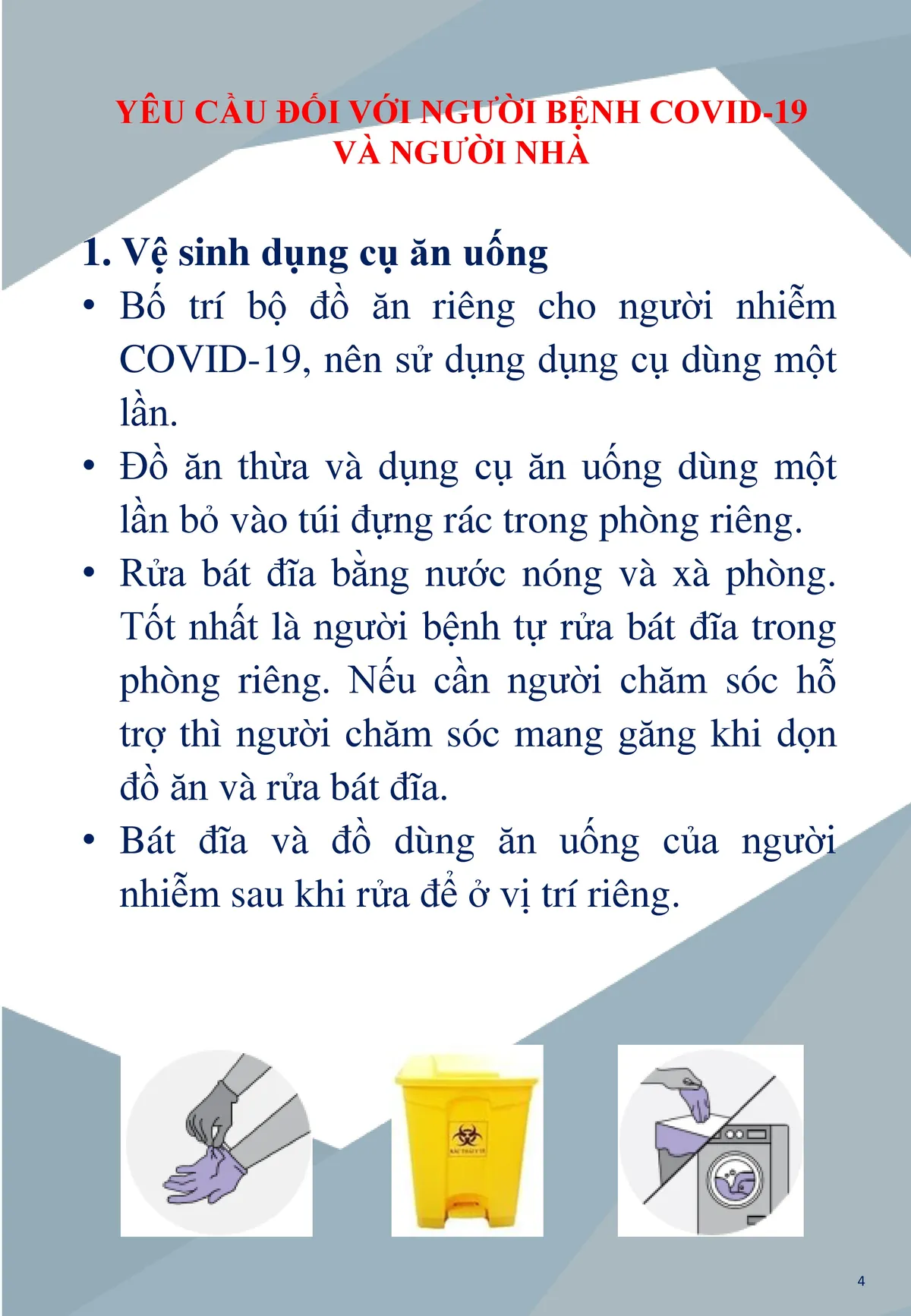 Infographic: Các quy định chung khi chăm sóc F0 tại nhà - Ảnh 3.