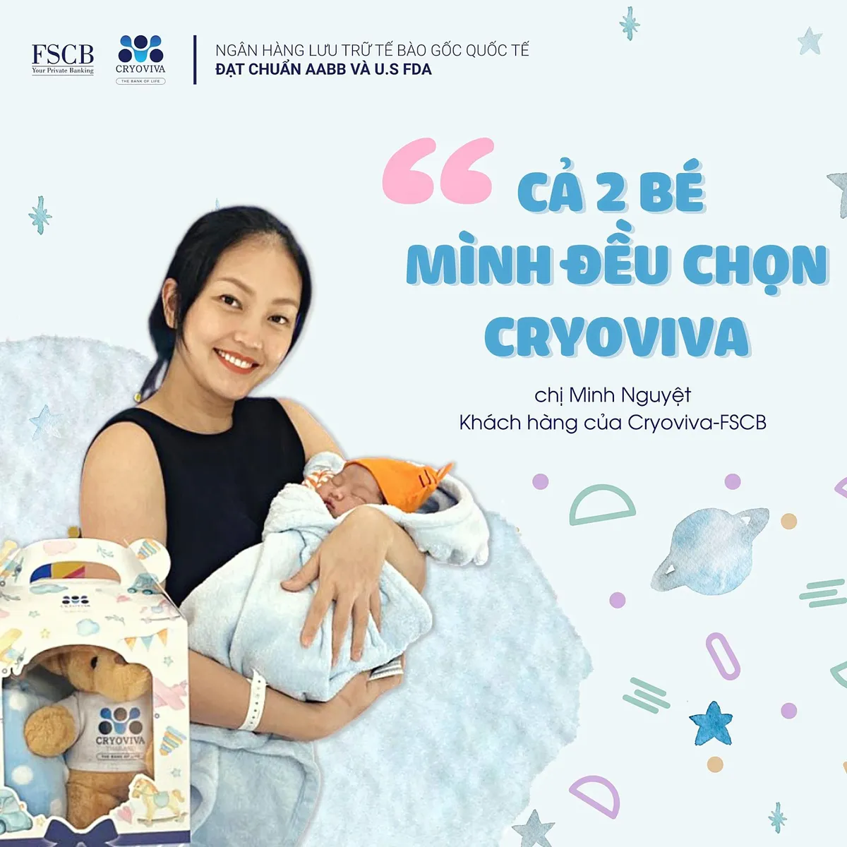 FSCB Cryoviva Vietnam - Ngân hàng lưu trữ tiên phong của Cryoviva tại Việt Nam - Ảnh 2.