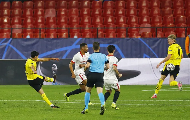 Sevilla 2-3 Dortmund: Haaland lập cú đúp, Dortmund ngược dòng ngoạn mục - Ảnh 2. Sevilla 2-3 Dortmund: Haaland lập cú đúp, Dortmund ngược dòng ngoạn mục - Ảnh 2.