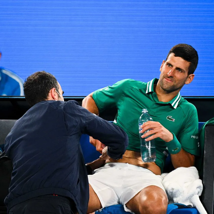 Djokovic đã nén đau trong suốt hành trình tại Australia mở rộng - Ảnh 1. Djokovic đã nén đau trong suốt hành trình tại Australia mở rộng - Ảnh 1.