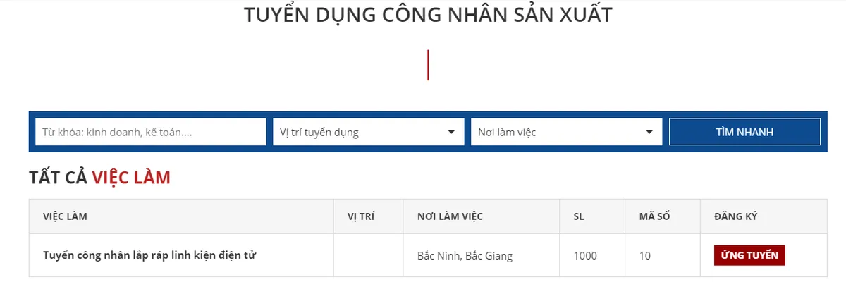 Đối tác hàng đầu của Apple tuyển hàng nghìn lao động tại Bắc Ninh, Bắc Giang - Ảnh 1.