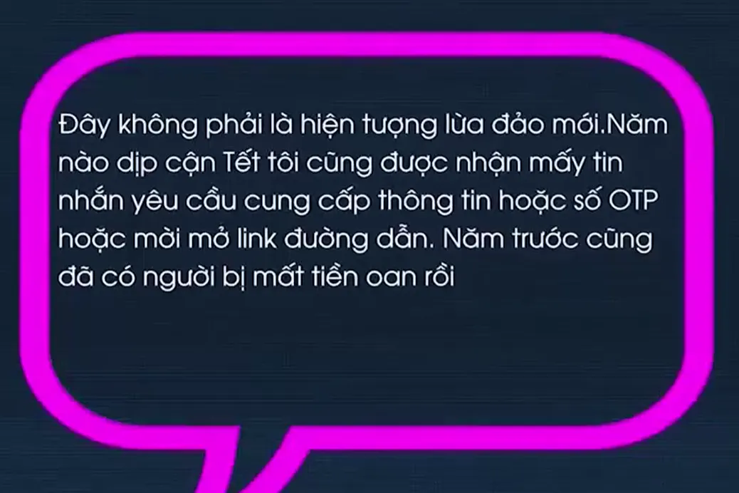 Điểm mạng: Nhiều chiêu trò giả mạo tin nhắn ngân hàng để lừa đảo dịp cận Tết - Ảnh 3.