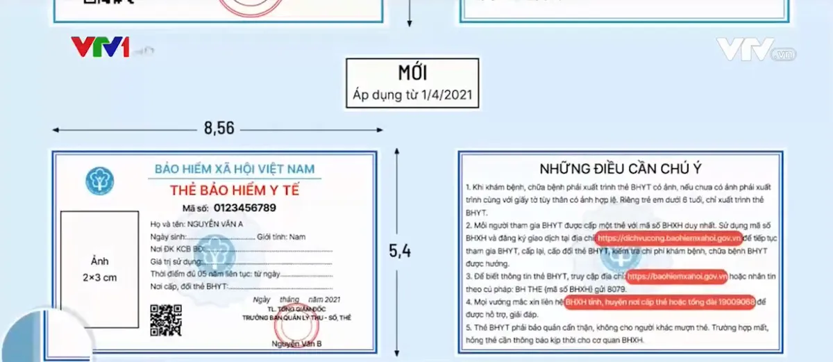 Giải đáp thắc mắc về thẻ bảo hiểm y tế mới từ 1/4 - Ảnh 1.