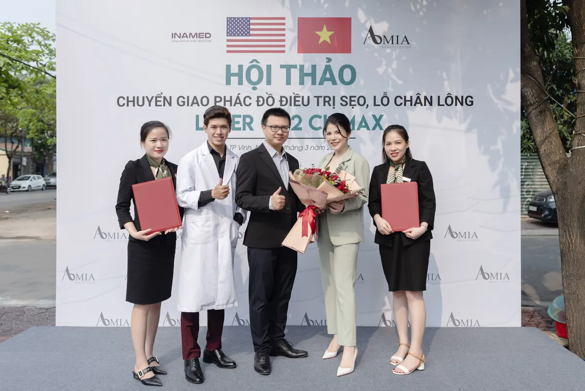 Hội thảo chuyển giao công nghệ laser CO2 Climax - Bước đột phá trong điều trị sẹo rỗ, rạn da tại Amia Beauty Center - Ảnh 1. Hội thảo chuyển giao công nghệ laser CO2 Climax - Bước đột phá trong điều trị sẹo rỗ, rạn da tại Amia Beauty Center - Ảnh 1.