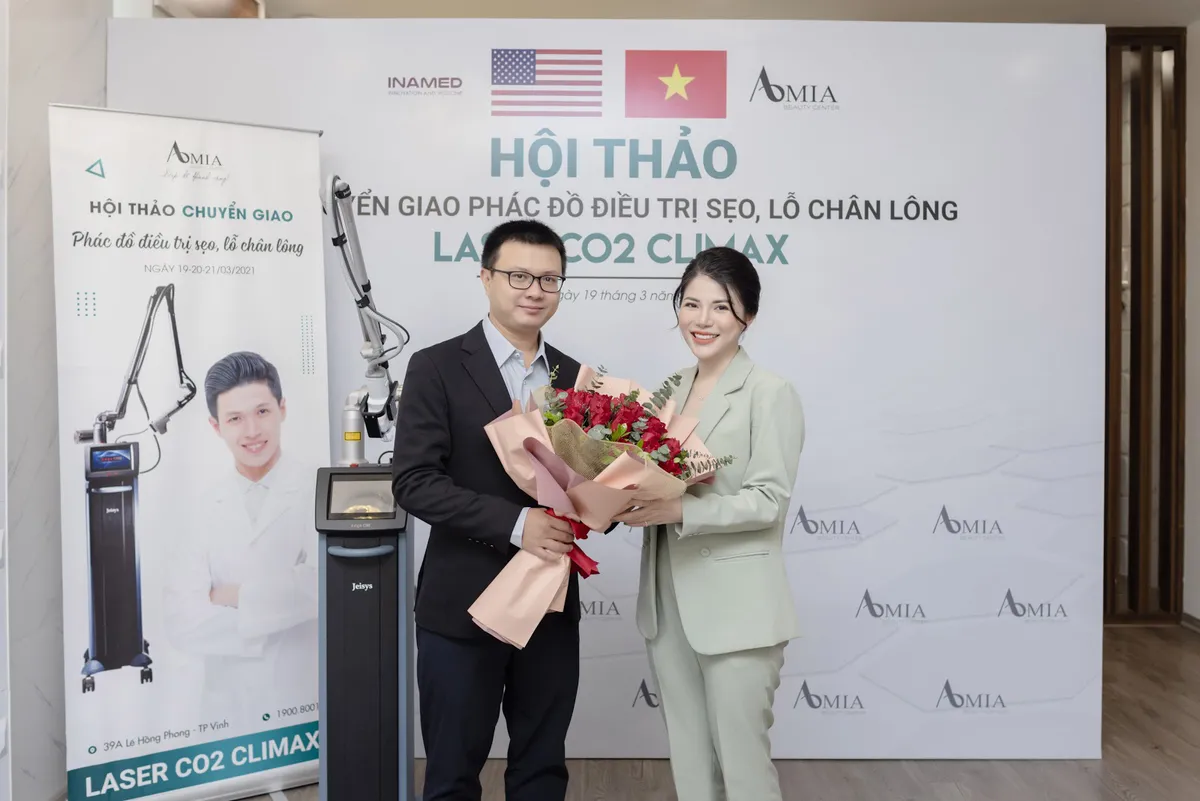 Hội thảo chuyển giao công nghệ laser CO2 Climax - Bước đột phá trong điều trị sẹo rỗ, rạn da tại Amia Beauty Center - Ảnh 3. Hội thảo chuyển giao công nghệ laser CO2 Climax - Bước đột phá trong điều trị sẹo rỗ, rạn da tại Amia Beauty Center - Ảnh 3.
