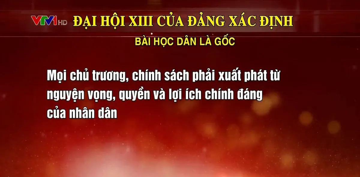 Đại hội XIII và bài học lấy dân là gốc - Ảnh 1.