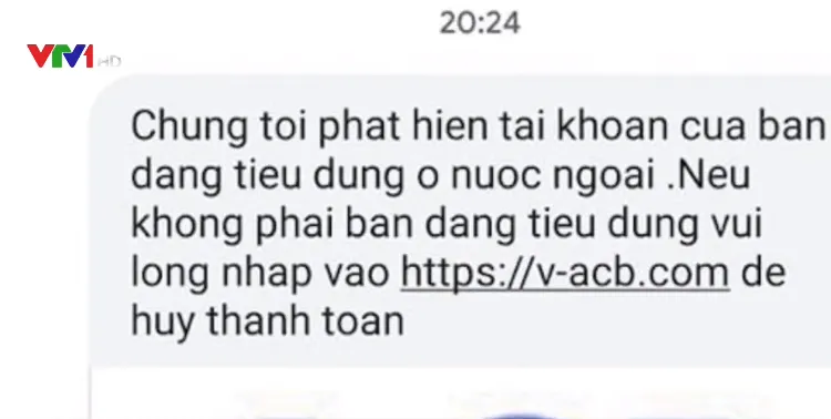 Hiểm họa đằng sau những đường link giả mạo ngân hàng - Ảnh 1.