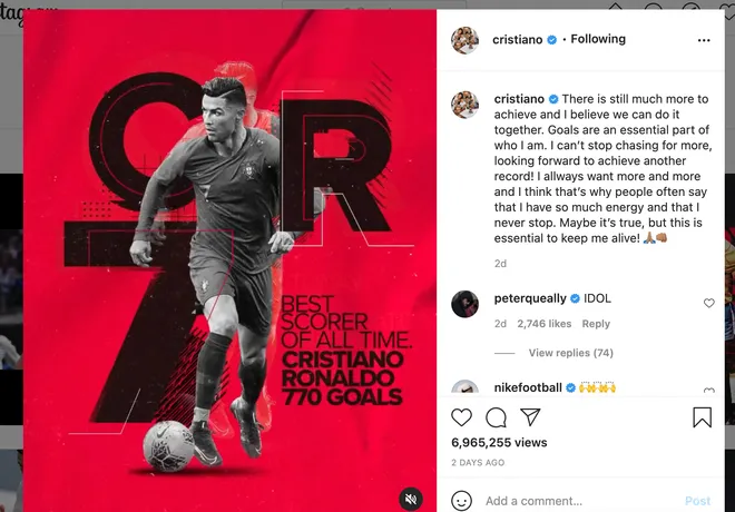 Cristiano Ronaldo và nhiều điều để nói về 770 bàn thắng trong sự nghiệp - Ảnh 2.