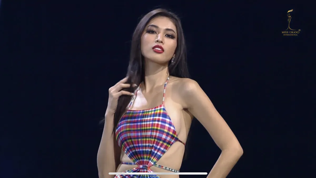 Phần thi dạ hội, bikini của Ngọc Thảo tại Bán kết Miss Grand International - Ảnh 4.