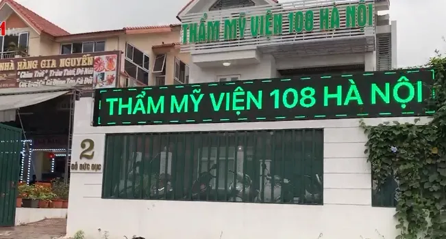 Cơ sở thẩm mỹ trắng trợn mạo danh bệnh viện Trung ương Quân đội 108 - Ảnh 1.