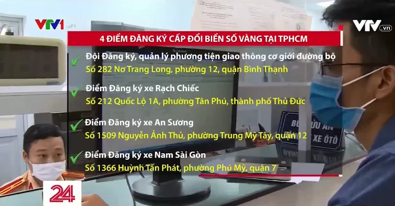 Vắng tanh ngày đầu tiên CSGT tăng ca hỗ trợ người dân đổi biển số xe - Ảnh 1.