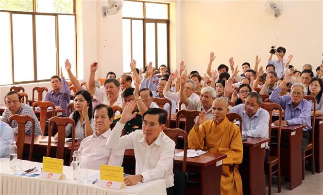 Hoàn thành đợt 1 kiểm tra giám sát công tác chuẩn bị bầu cử tại 16 địa phương - Ảnh 1.