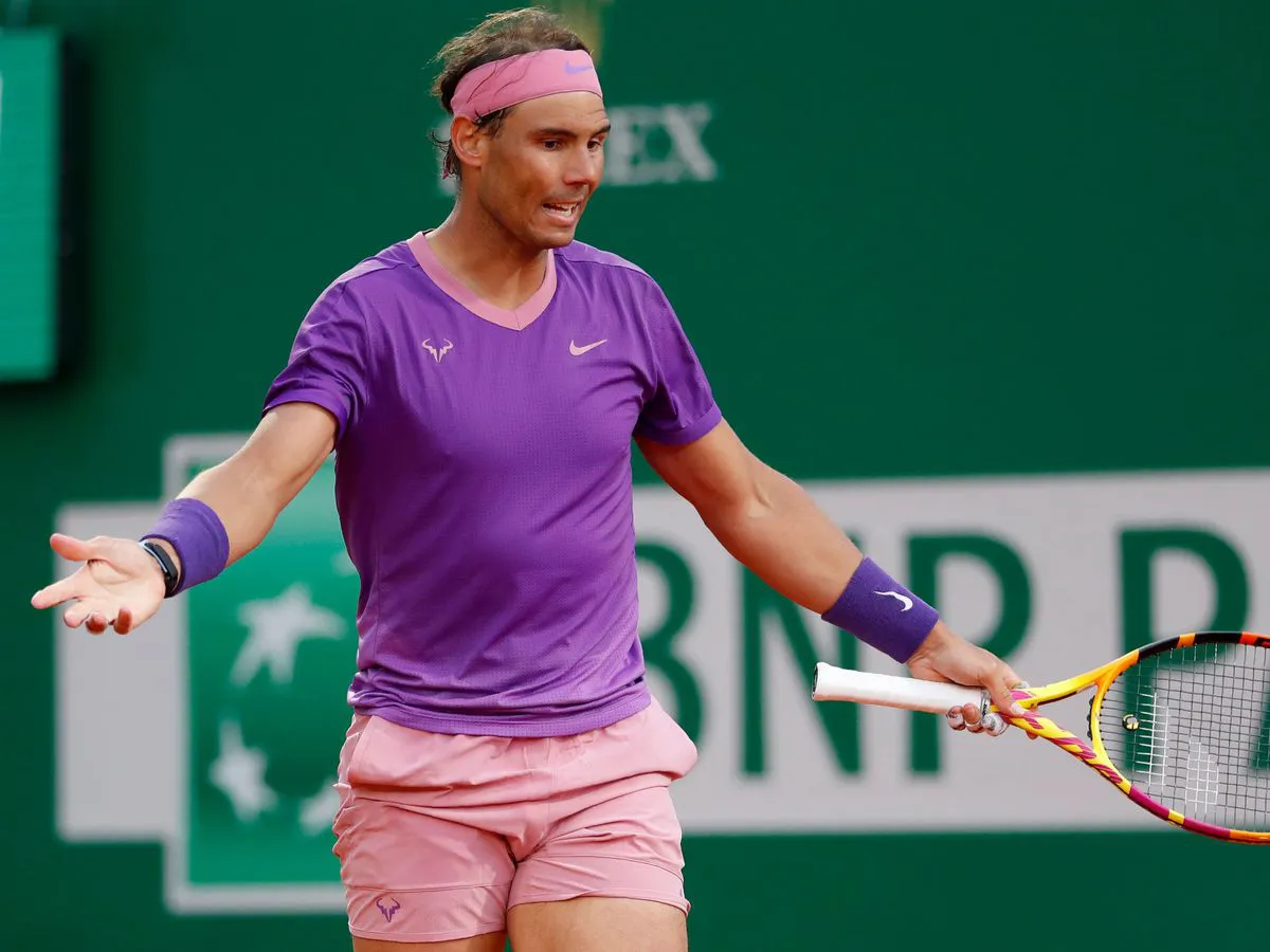 Vua đất nện Rafael Nadal bị loại khỏi Monte Carlo Masters 2021 - Ảnh 2. Vua đất nện Rafael Nadal bị loại khỏi Monte Carlo Masters 2021 - Ảnh 2.