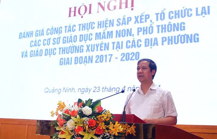 Không rập khuôn, máy móc trong sắp xếp cơ sở mầm non, phổ thông - Ảnh 4.