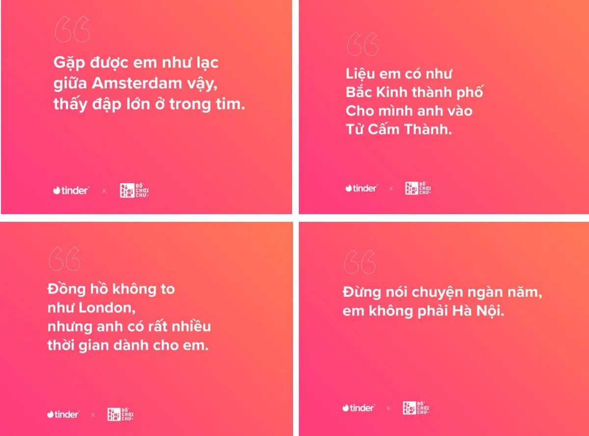 Gen Z chơi chữ sáng tạo trên Tinder - Ảnh 1.