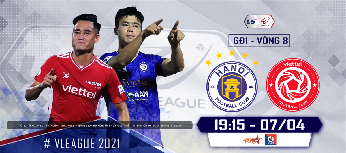 Vòng 8 V.League trên VTVcab: Hấp dẫn và đầy cảm xúc - Ảnh 2.