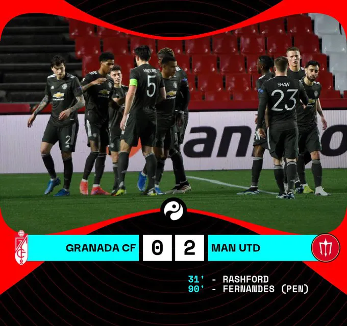 Kết quả tứ kết lượt đi Europa League: Granada 0-2 Man Utd, Arsenal 1-1 Slavia - Ảnh 2. Kết quả tứ kết lượt đi Europa League: Granada 0-2 Man Utd, Arsenal 1-1 Slavia - Ảnh 2.