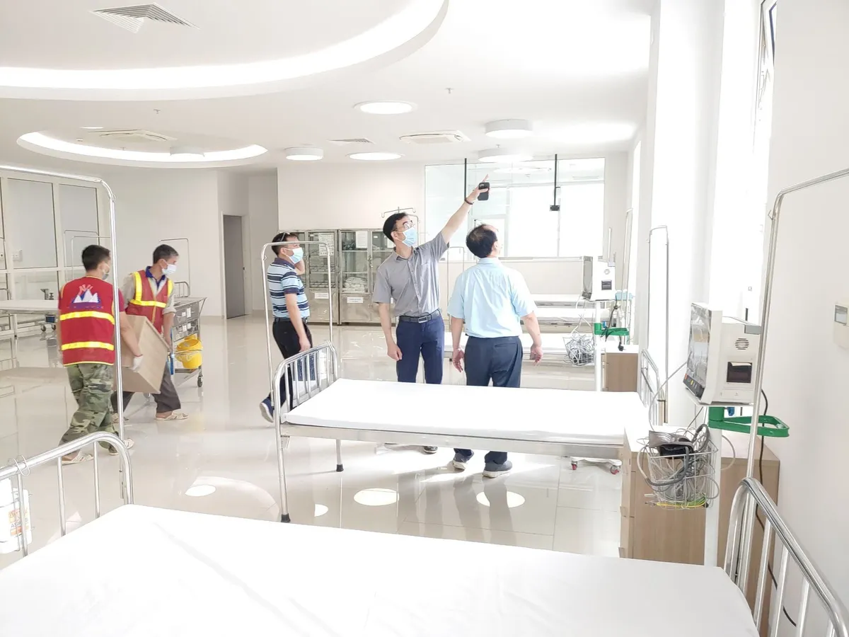 Bệnh viện dã chiến tại Bệnh viện Bạch Mai cơ sở 2 Hà Nam sẵn sàng tiếp nhận bệnh nhân COVID-19 - Ảnh 1. Bệnh viện dã chiến tại Bệnh viện Bạch Mai cơ sở 2 Hà Nam sẵn sàng tiếp nhận bệnh nhân COVID-19 - Ảnh 1.