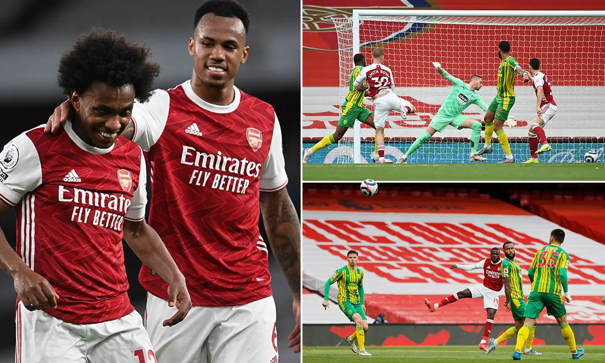 West Brom chính thức xuống hạng sau trận thua Arsenal - Ảnh 1. West Brom chính thức xuống hạng sau trận thua Arsenal - Ảnh 1.