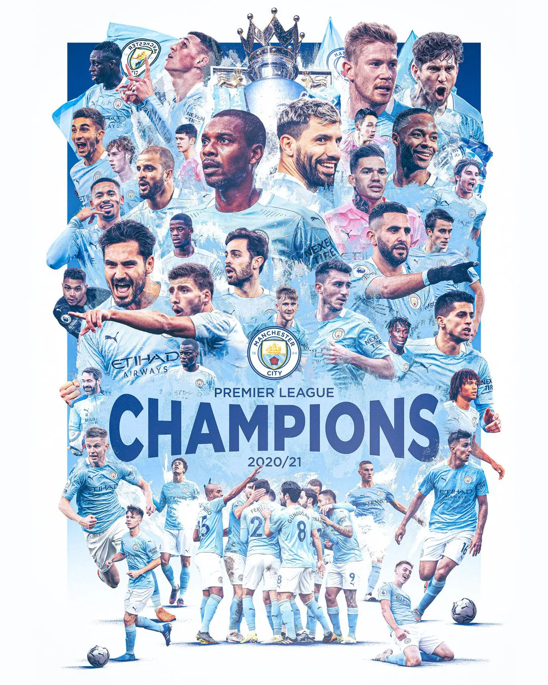 Man City vô địch sớm Ngoại hạng Anh: Aguero xác lập kỷ lục trong lịch sử nửa xanh thành Manchester - Ảnh 1.