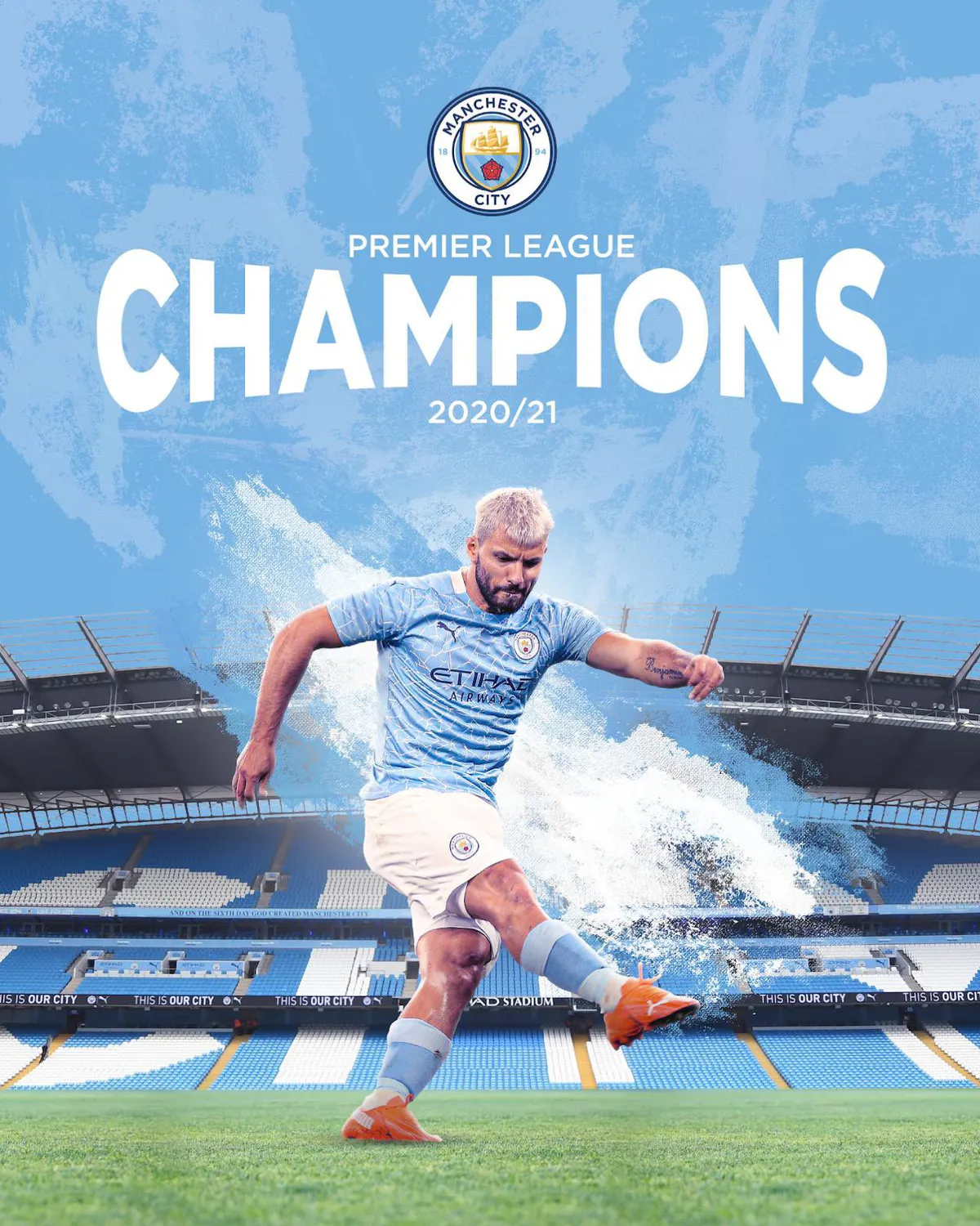Man City vô địch sớm Ngoại hạng Anh: Aguero xác lập kỷ lục trong lịch sử nửa xanh thành Manchester - Ảnh 2.