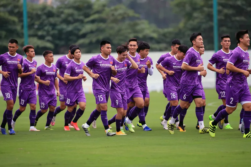 ĐT Việt Nam và U22 Việt Nam tập kín để phòng dịch COVID-19 - Ảnh 1. ĐT Việt Nam và U22 Việt Nam tập kín để phòng dịch COVID-19 - Ảnh 1.