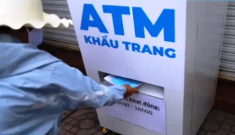 Máy ATM khẩu trang tại Hưng Yên - Ảnh 1.