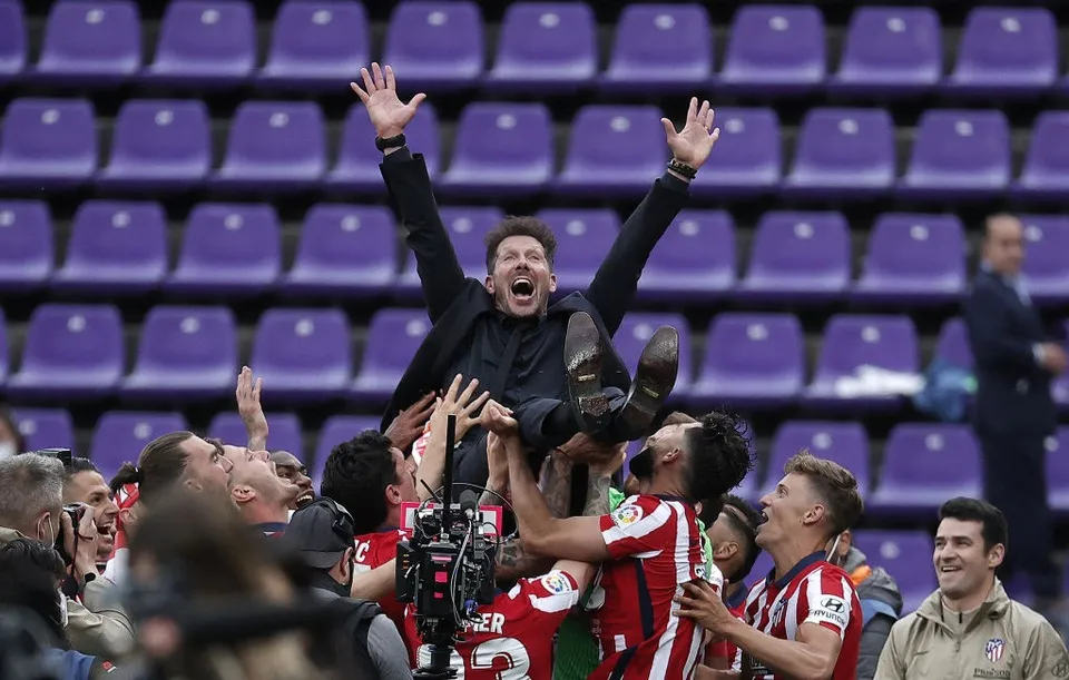 ẢNH: Atletico Madrid vô địch La Liga sau 7 năm chờ đợi - Ảnh 6. ẢNH: Atletico Madrid vô địch La Liga sau 7 năm chờ đợi - Ảnh 6.