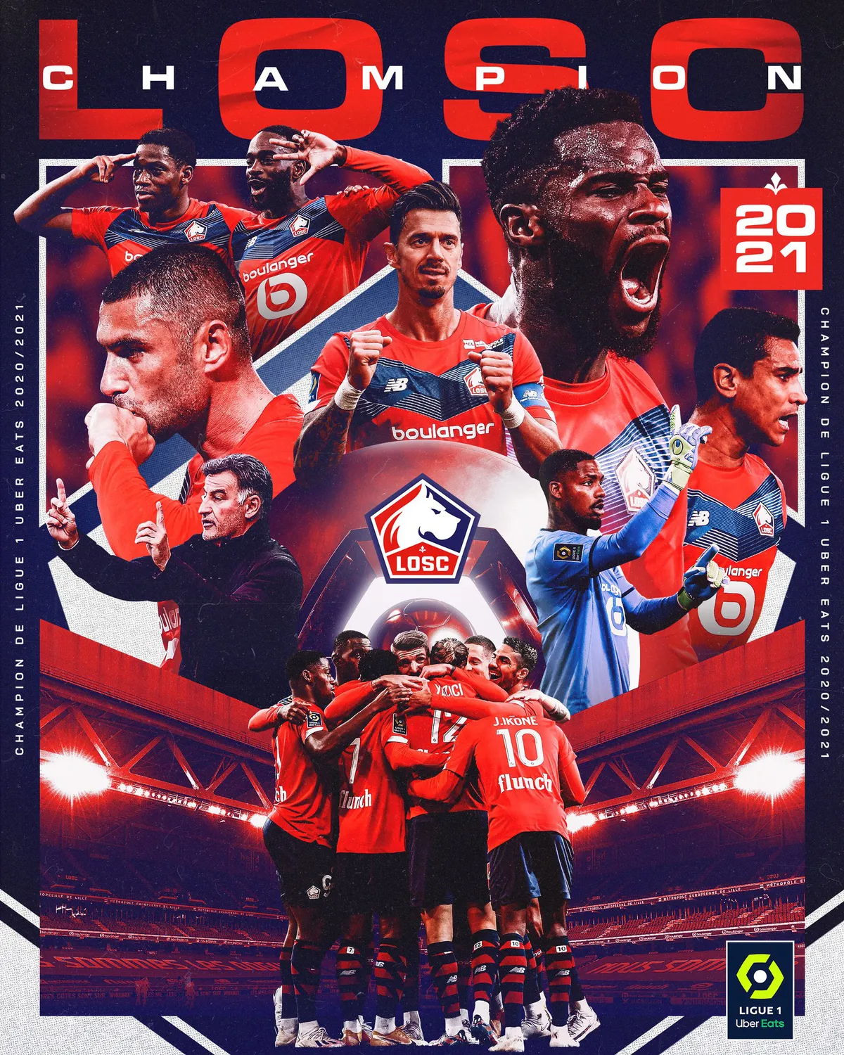 Ligue I mùa giải 2020/2021 khép lại: Lille phế truất ngôi vương của PSG - Ảnh 1. Ligue I mùa giải 2020/2021 khép lại: Lille phế truất ngôi vương của PSG - Ảnh 1.