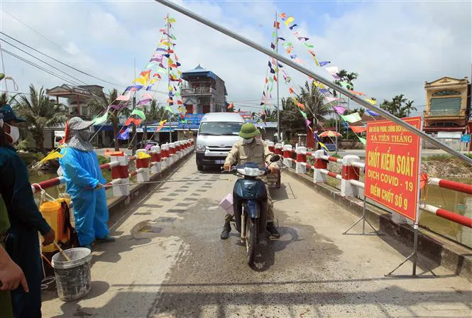 Hải Phòng lập 8 chốt kiểm soát phòng, chống dịch COVID-19 - Ảnh 1.