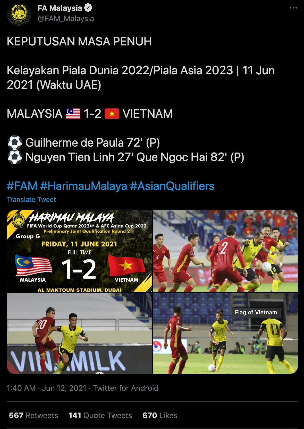 CĐV đòi kiện trọng tài, truyền thông Malaysia ngả mũ trước ĐT Việt Nam - Ảnh 1. CĐV đòi kiện trọng tài, truyền thông Malaysia ngả mũ trước ĐT Việt Nam - Ảnh 1.