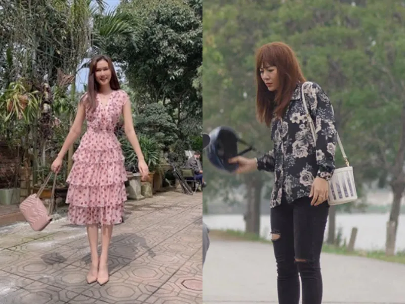 D&ugrave; ở qu&ecirc; nhưng gu thời trang của Tuyết sang chảnh hơn hẳn Lệ về từ th&agrave;nh phố - Ảnh 12.