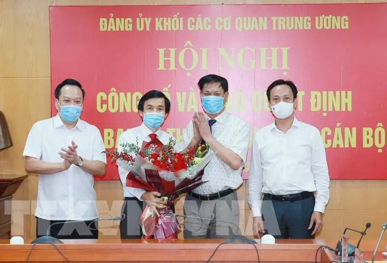 &Ocirc;ng Nguyễn Quang Trường giữ chức Ph&oacute; B&iacute; thư Đảng ủy Khối c&aacute;c cơ quan Trung ương - Ảnh 1.
