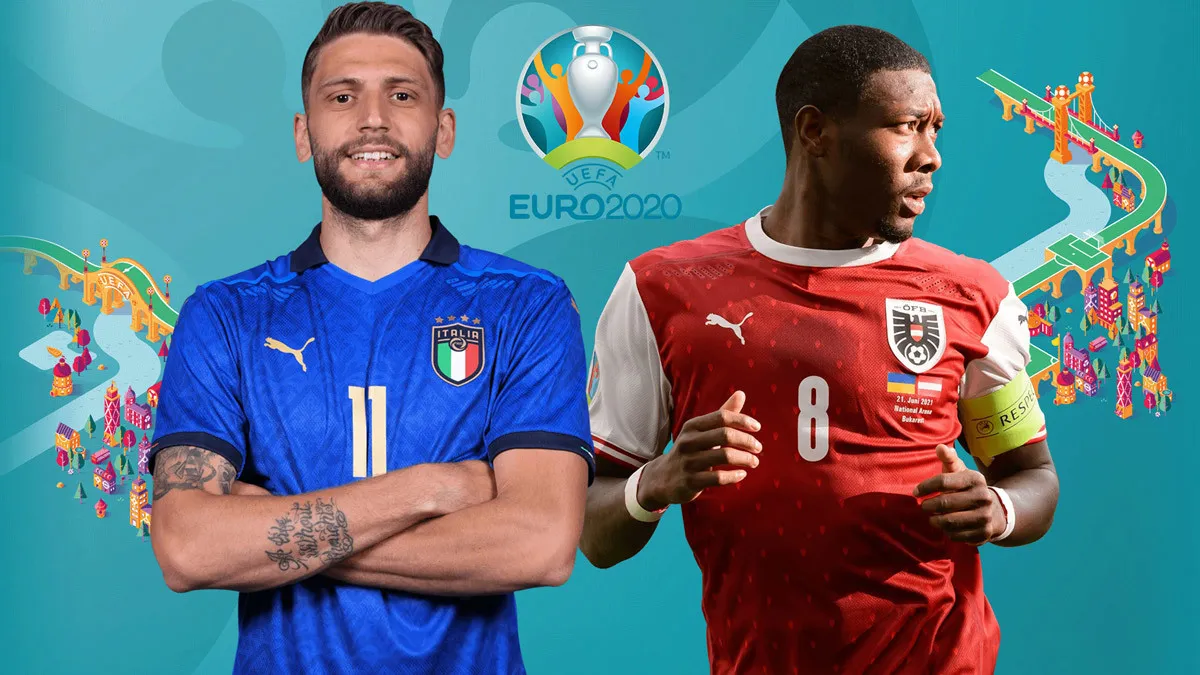 Italia vs Áo: Những con số thống kê nghiêng về Italia | 2h00 ngày 27/6 trực tiếp trên VTV3, VTV9 - Ảnh 2.