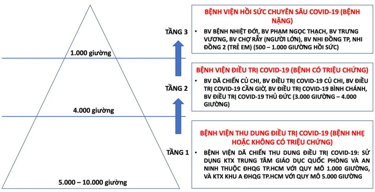 TP Hồ Chí Minh: Bệnh viện dã chiến số 1 điều trị COVID-19 chính thức hoạt động - Ảnh 1.