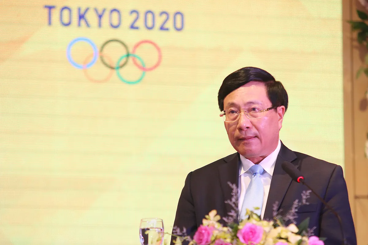 Thể thao Việt Nam xuất quân lên đường dự Olympic Tokyo 2020: Nêu cao khát vọng cống hiến để tạo thành sức mạnh - Ảnh 1. Thể thao Việt Nam xuất quân lên đường dự Olympic Tokyo 2020: Nêu cao khát vọng cống hiến để tạo thành sức mạnh - Ảnh 1.