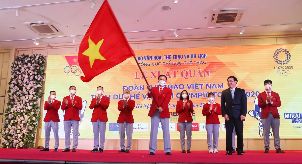Thể thao Việt Nam xuất quân lên đường dự Olympic Tokyo 2020: Nêu cao khát vọng cống hiến để tạo thành sức mạnh - Ảnh 3. Thể thao Việt Nam xuất quân lên đường dự Olympic Tokyo 2020: Nêu cao khát vọng cống hiến để tạo thành sức mạnh - Ảnh 3.