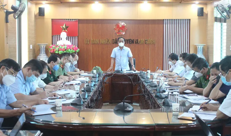 Hải Dương tạm thời phong tỏa toàn bộ huyện Nam Sách vì nhiều ca dương tính với SARS-CoV-2 mới - Ảnh 1. Hải Dương tạm thời phong tỏa toàn bộ huyện Nam Sách vì nhiều ca dương tính với SARS-CoV-2 mới - Ảnh 1.