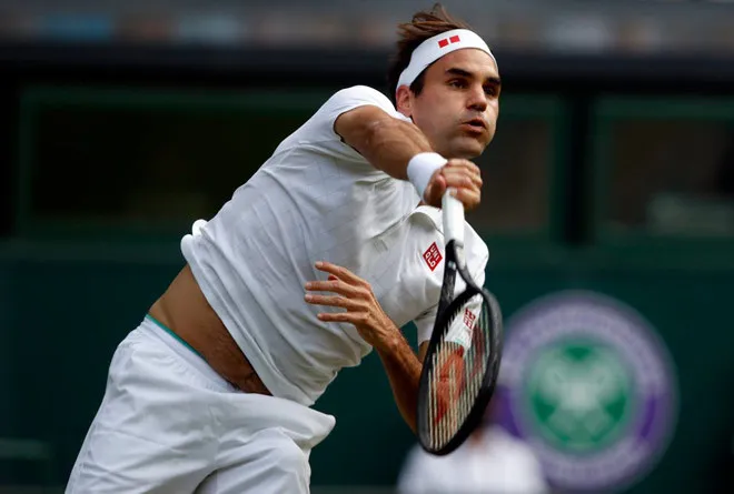 Vượt qua tay vợt chủ nhà, Roger Federer tiến vào vòng 4 Wimbledon 2021 - Ảnh 1. Vượt qua tay vợt chủ nhà, Roger Federer tiến vào vòng 4 Wimbledon 2021 - Ảnh 1.