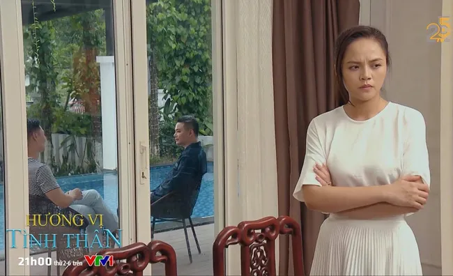 Hương vị tình thân - Tập 57: Thy (Thu Quỳnh) lo lắng vì sợ chồng mất vị trí trong gia đình - Ảnh 2.