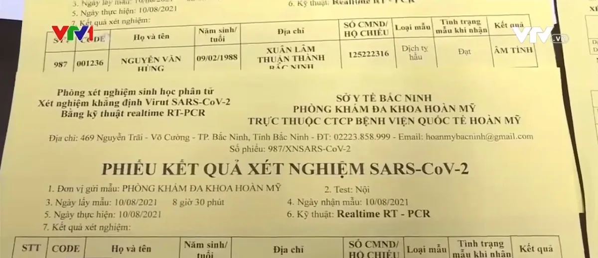 Cảnh báo tình trạng làm giả giấy xét nghiệm COVID-19 - Ảnh 1.